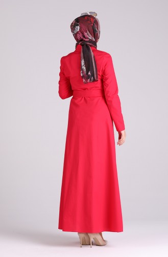 Fuchsia Hijab Kleider 60181-05