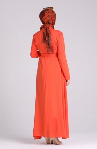 فستان برتقالي 60181A-02