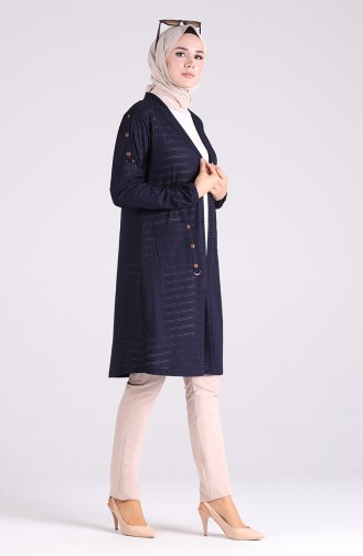 Navy Blue Cardigans 4671-04