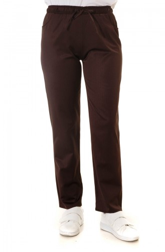 Pantalon Couleur Brun 4210PNT-01