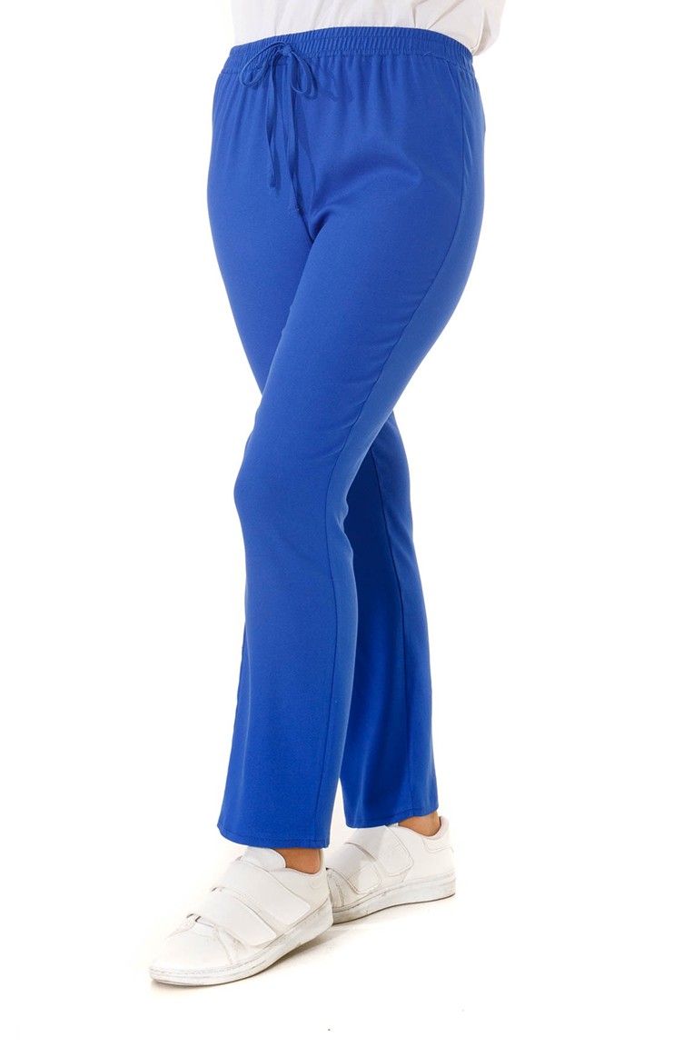 Elastic Waist Trousers 4212pnt 02 Saxe Blue 4212pnt 02 Sefamerve