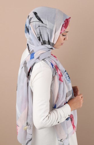 Gray Shawl 24700-08