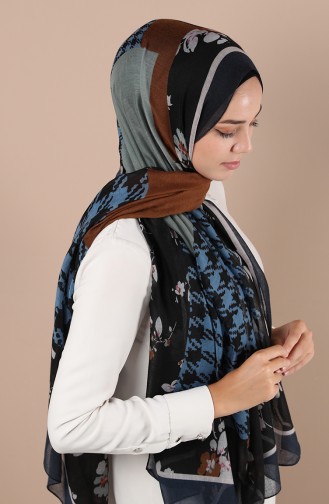 Navy Blue Shawl 24800-02