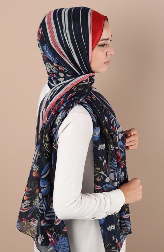 Navy Blue Sjaal 25400-02