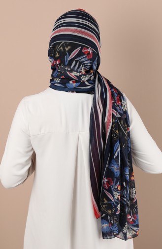 Navy Blue Shawl 25400-02