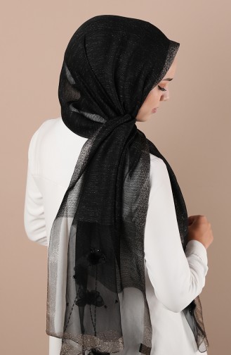 Black Sjaal 34300-08