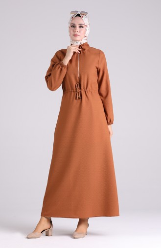 Robe Hijab Tabac 4325-05