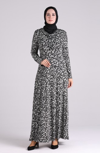 Robe Hijab Noir 4672-01