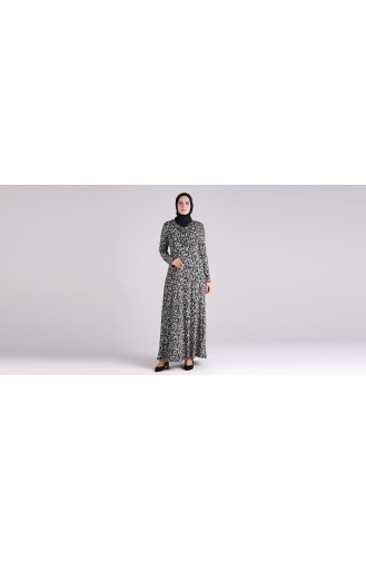 Robe Hijab Noir 4672-01