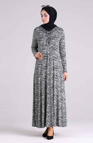 Robe Hijab Bleu Marine 4673-02