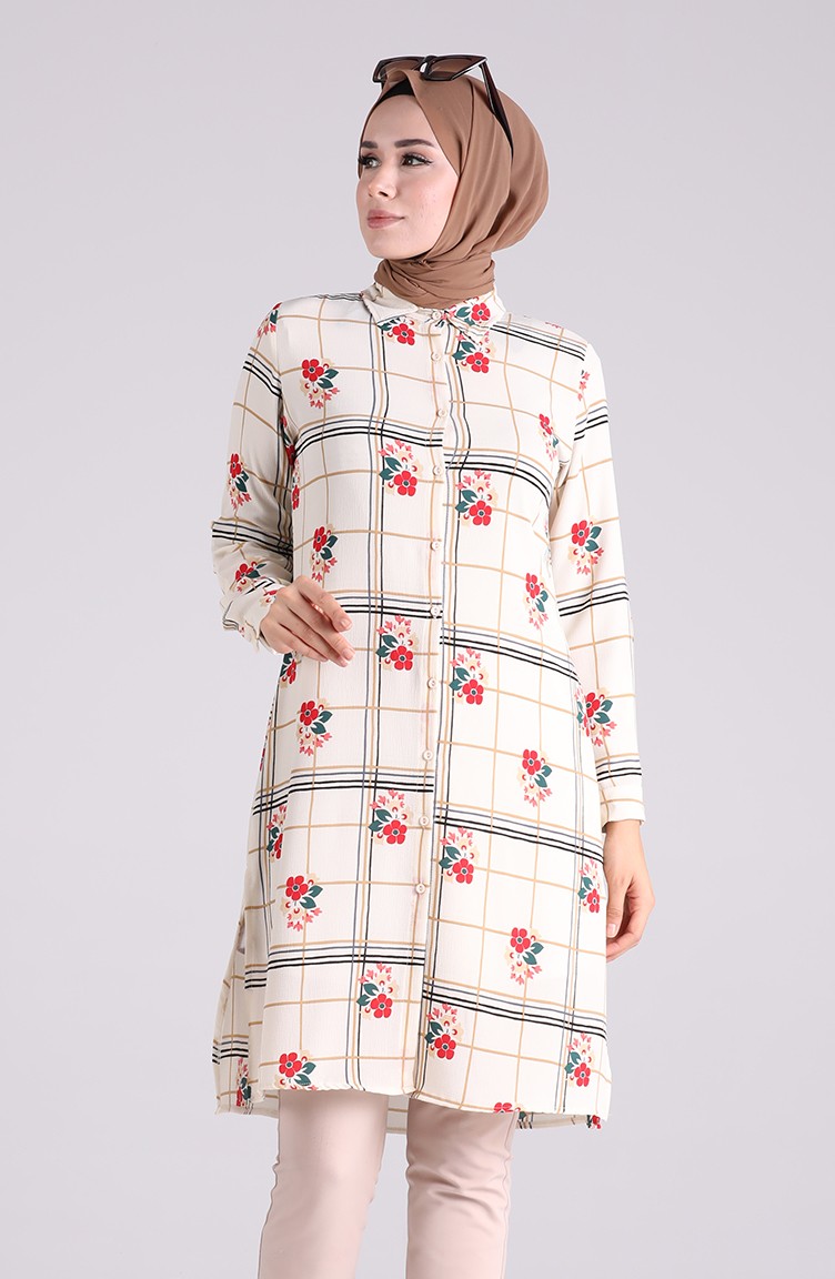 Cream Tuniek 5011-02