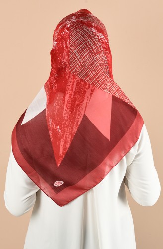 Claret red Hoofddoek 90662-16