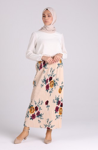 Beige Skirt 1001-04