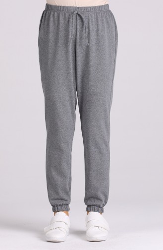 Sweatpants أسود فاتح 1558-13