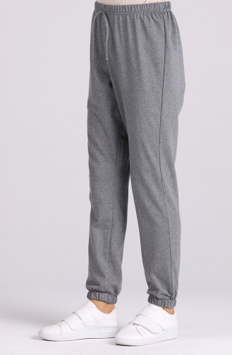 Sweatpants أسود فاتح 1558-13