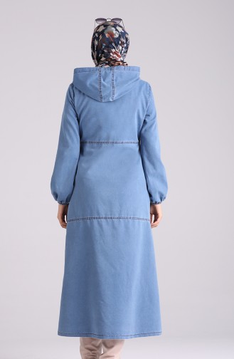 Jeansblau Cape 4142-01