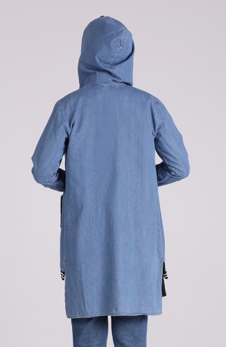 Jeansblau Cape 3622-01