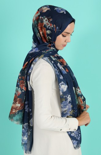 Navy Blue Shawl 4972-03