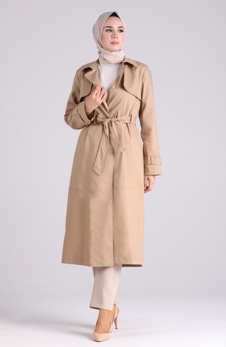 Beige Trench Coats Models 3000-02