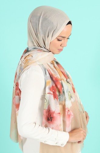 Beige Shawl 4698-08