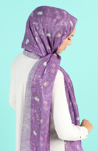 Light purple Sjaal 4995-07