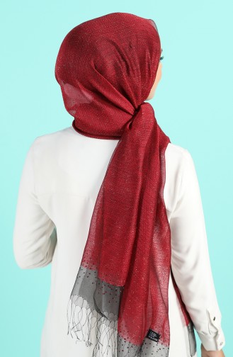 Rot Schal 34500-10