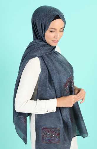 Navy Blue Shawl 35100-01