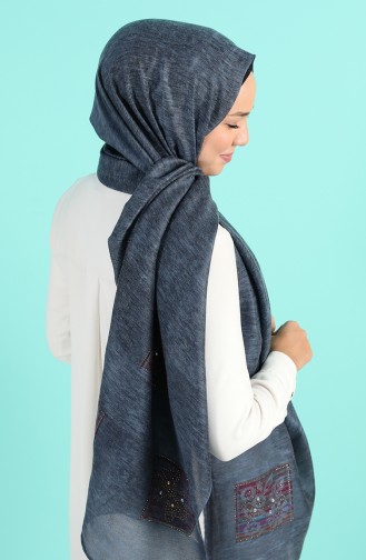 Navy Blue Shawl 35100-01