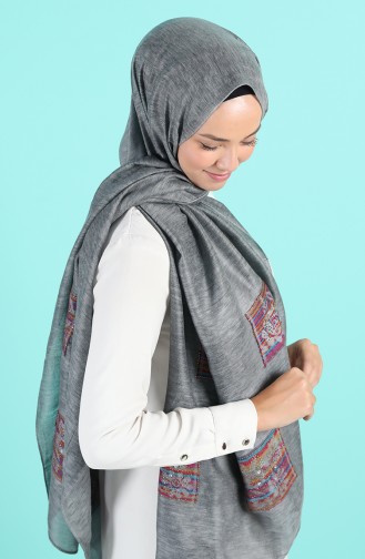 Gray Shawl 35100-04