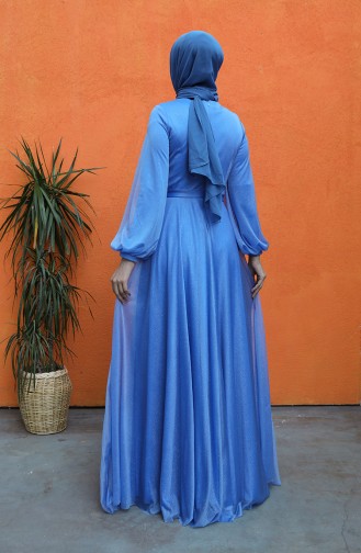 Habillé Hijab Indigo 4800-04