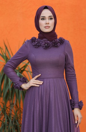 Habillé Hijab Pourpre 4820-03