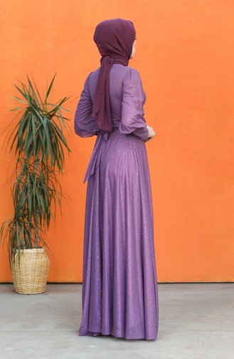 Purple İslamitische Avondjurk 4822-05