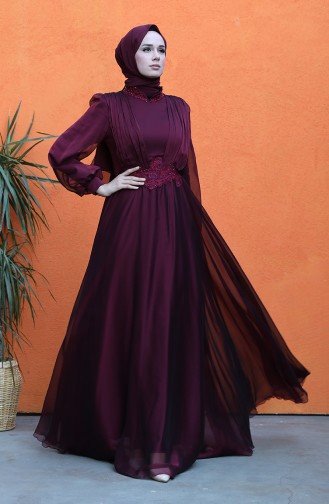 Habillé Hijab Plum 0057-02