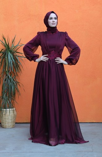 Habillé Hijab Plum 0057-02