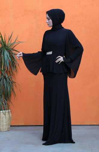 Habillé Hijab Noir 0112-01