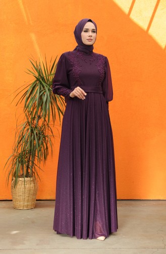 Habillé Hijab Pourpre 5073-05