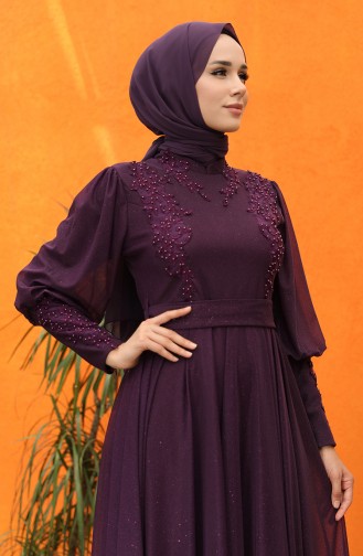 Habillé Hijab Pourpre 5073-05