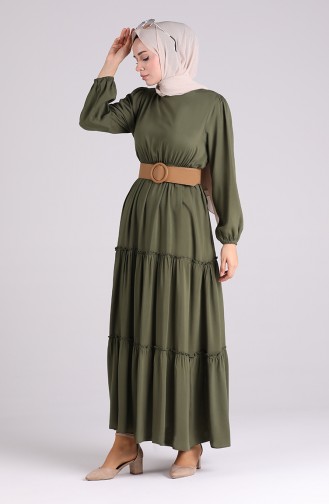 Robe Hijab Khaki 3003A-01