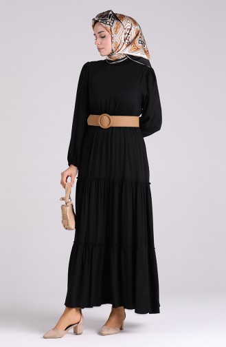 Robe Hijab Noir 3003A-04