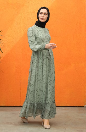 فستان أخضر 6088-01