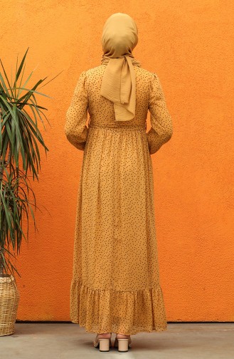 Robe Hijab Moutarde 6088-05