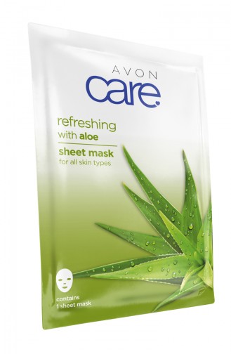 Avon Care Aloe Vera Özlü Kağıt Maske KREM1076