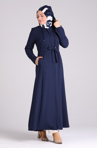 Navy Blue Abaya 5947-03