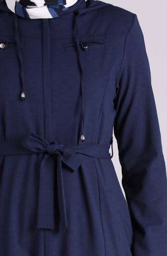 Navy Blue Abaya 5947-03