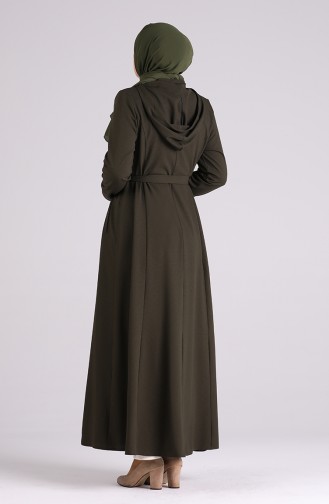 Khaki Abaya 5947-04