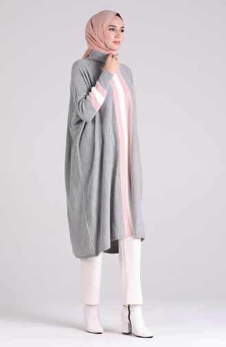 Grau Pullover 1084-03