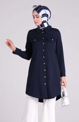 Navy Blue Tuniek 1218-04