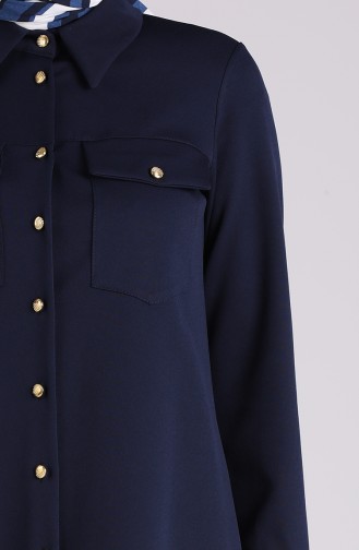 Navy Blue Tunics 1218-04