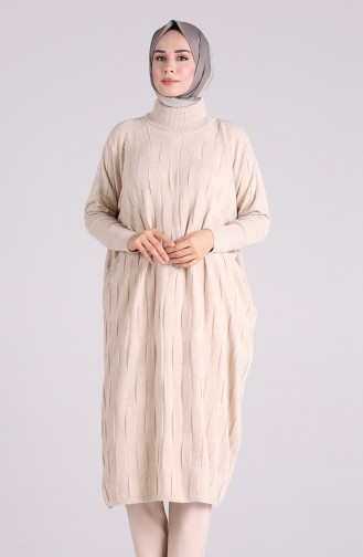 Beige Poncho 1050-03