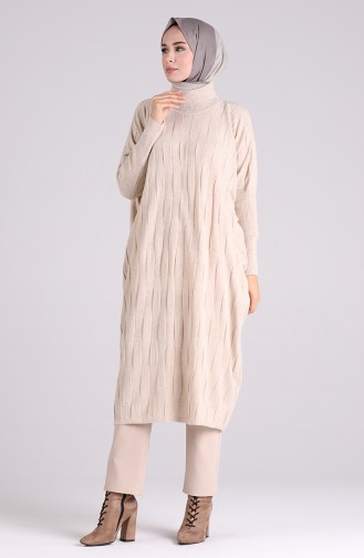 Beige Poncho 1050-03